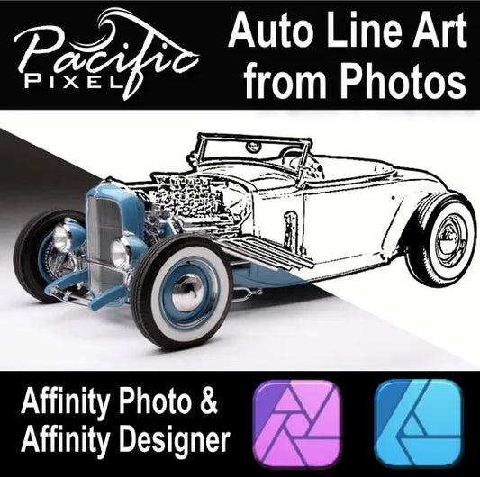 LINE ART FROM YOUR PHOTOS IN AFFINITY PHOTO & DESIGNER FOR IPAD, WINDOWS AND MAC WITH BLACKLINE