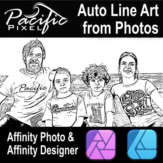 LINE ART FROM YOUR PHOTOS IN AFFINITY PHOTO & DESIGNER FOR IPAD, WINDOWS AND MAC WITH BLACKLINE