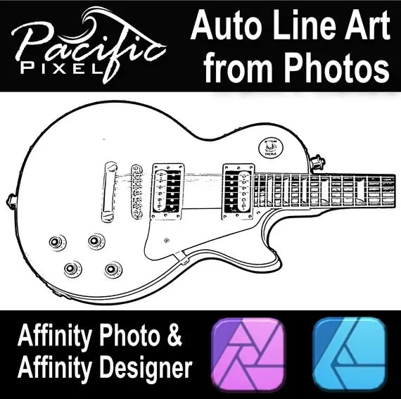 LINE ART FROM YOUR PHOTOS IN AFFINITY PHOTO & DESIGNER FOR IPAD, WINDOWS AND MAC WITH BLACKLINE