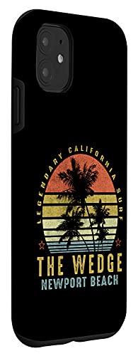 iPhone 12/12 Pro The Wedge Newport Beach Retro Palm Sunset - Beach Gift idea Case