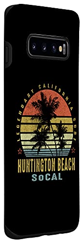 Huntington Beach Retro Palm Sunset - Beach Lover Gift idea Case