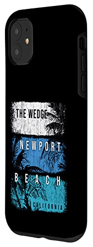 iPhone 12/12 Pro The Wedge Newport Beach California Brush and Palms Case