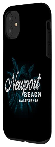 Newport Beach - Palm Cluster Distressed Stamp Case
