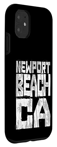 Newport Beach California Chunk Block Palms Case