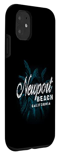 Newport Beach - Palm Cluster Distressed Stamp Case