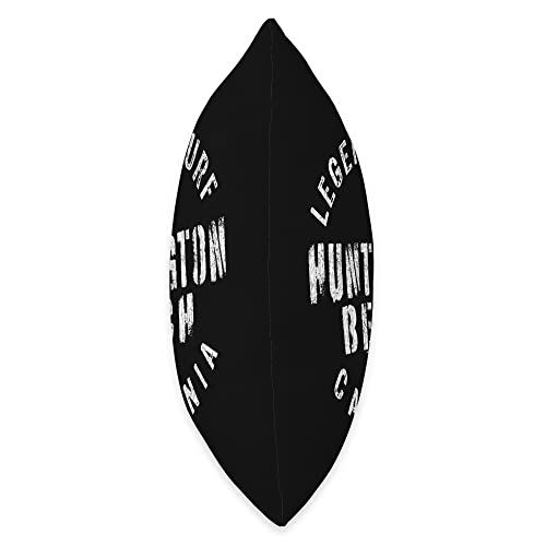 Beach Favorites LEDGENDARY SURF Huntington Beach-Circle Stamp Throw Pillow