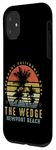 iPhone 12/12 Pro The Wedge Newport Beach Retro Palm Sunset - Beach Gift idea Case