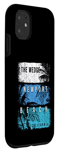 iPhone 12/12 Pro The Wedge Newport Beach California Brush and Palms Case