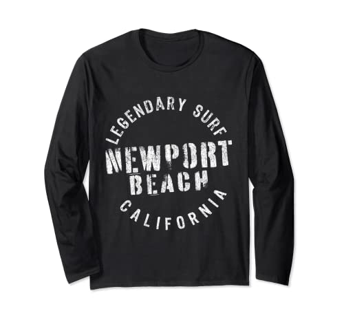 LEDGENDARY SURF NEWPORT BEACH - CIRCLE STAMP Long Sleeve T-Shirt