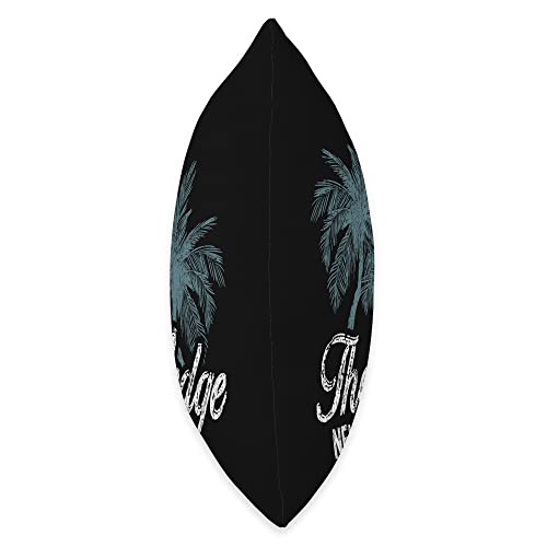 Hawaiian Surf Beach The Wedge Newport Beach California-Two Big Palms Throw Pillow