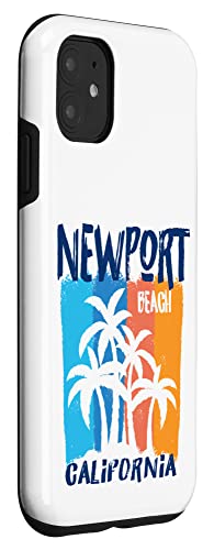Newport Beach California Fun Colorful Palm Trees Design Case