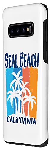 Seal Beach California Fun Colorful Palm Trees Design Case