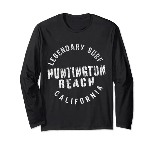 LEDGENDARY SURF HUNTINGTON BEACH - CIRCLE STAMP Long Sleeve T-Shirt
