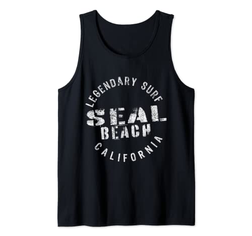 LEDGENDARY SURF SEAL BEACH - CIRCLE STAMP Tank Top