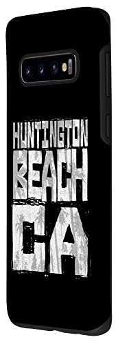 Huntington Beach California Retro Palm Sunset - Beach Design Case