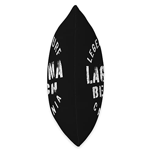 Surf Beach Favorites LEDGENDARY SURF Laguna Beach-Circle Stamp Throw Pillow