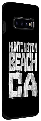 Huntington Beach California Retro Palm Sunset - Beach Design Case