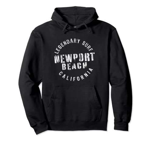 LEDGENDARY SURF NEWPORT BEACH - CIRCLE STAMP Pullover Hoodie
