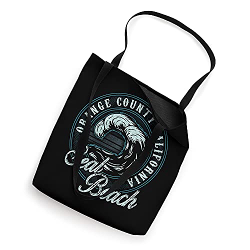 Seal Beach Retro Wave Circle - Beach Gift Tote Bag