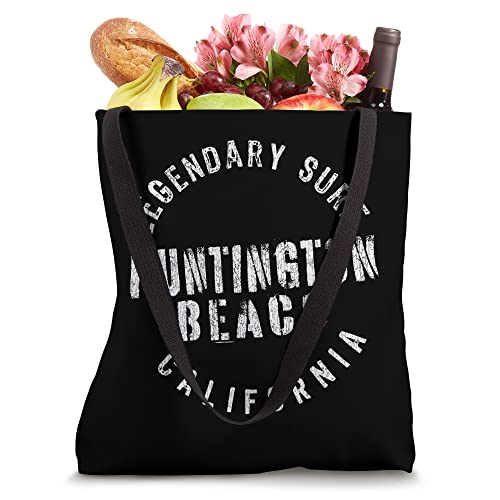 LEDGENDARY SURF HUNTINGTON BEACH - CIRCLE STAMP Tote Bag