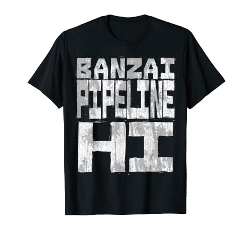 BANZAI PIPELINE BEACH- Chunk Block Palms T-Shirt