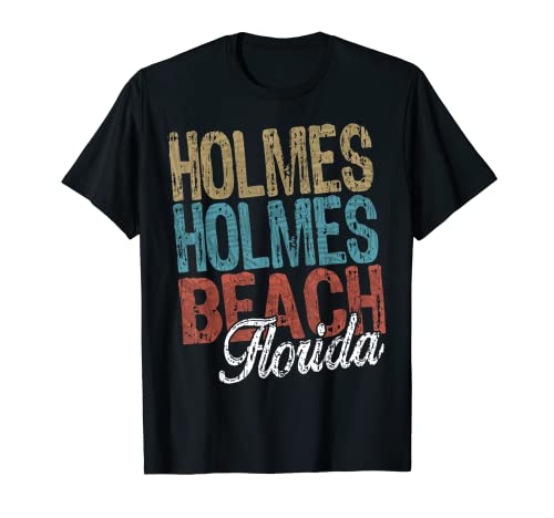10211 Holmes Holmes BEACH Florida HIBISCUS & SCRIPT T-Shirt