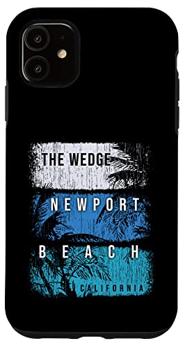 iPhone 12/12 Pro The Wedge Newport Beach California Brush and Palms Case