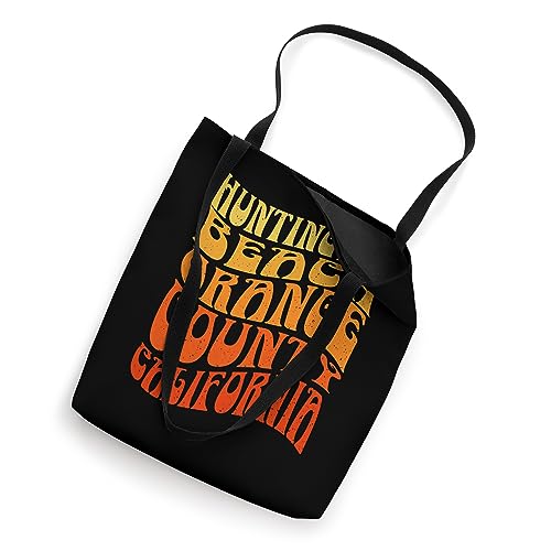 HUNTINGTON BEACH Vintage 60s Retro Waves Tote Bag
