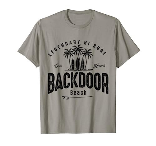 Backdoor Beach Oahu Hawaii SIMPLE SURF BEACH T-Shirt