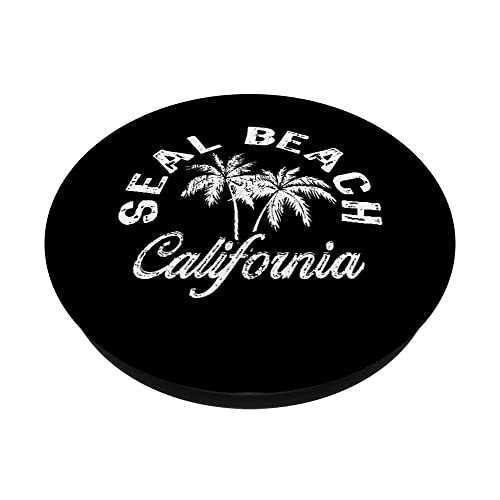 Seal Beach California My Favorite Surf Beach PopSockets Swappable PopGrip