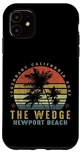 iPhone 12/12 Pro The Wedge Newport Beach Retro Palm Sunset - Beach Gift idea Case