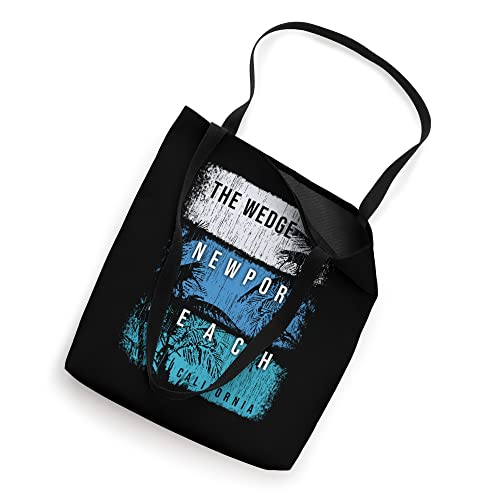 The Wedge Newport Beach California Brush and Palms Tote Bag