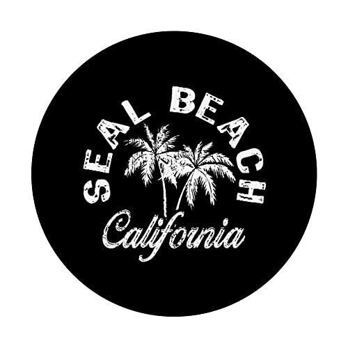Seal Beach California My Favorite Surf Beach PopSockets Swappable PopGrip