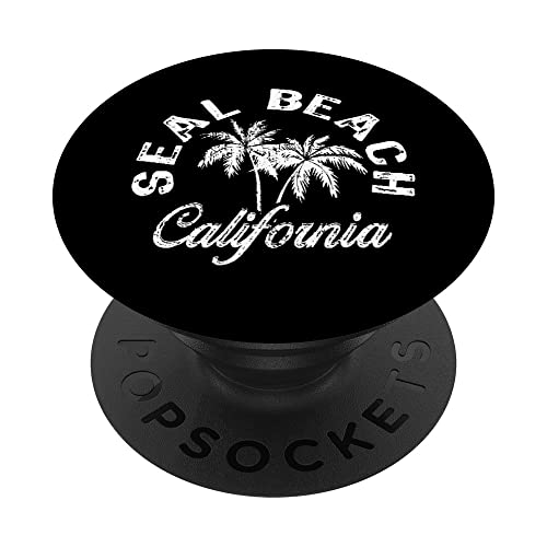 Seal Beach California My Favorite Surf Beach PopSockets Swappable PopGrip