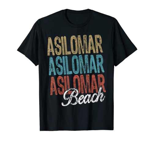 ASILOMAR BEACH Beach Three Tone Palm T-Shirt