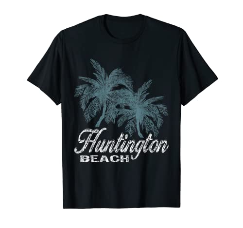 Huntington Beach California - Two Big Palms T-Shirt