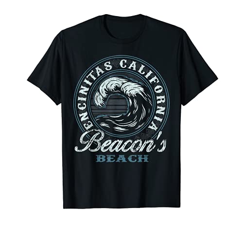 Beacons Retro Wave Circle - Beach Gift T-Shirt