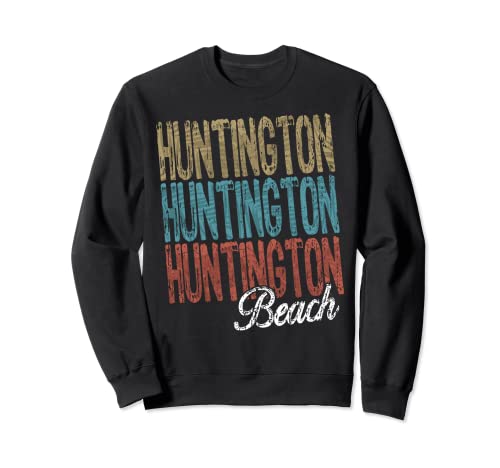 HUNTINGTON BEACH Three Tone Palm Sweatshirt