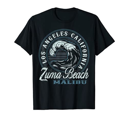 Zuma Beach Retro Wave Circle - Beach Gift T-Shirt