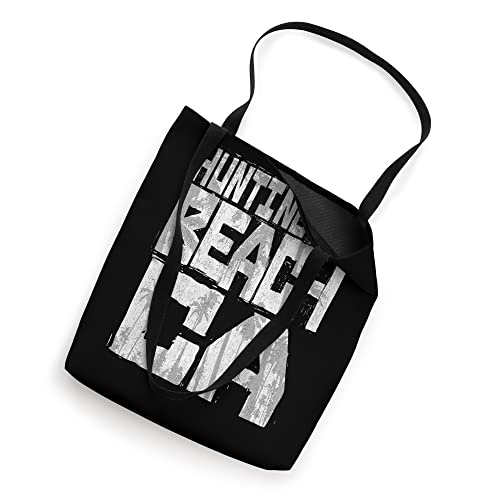 Huntington Beach CA - Chunk Block Palms Tote Bag