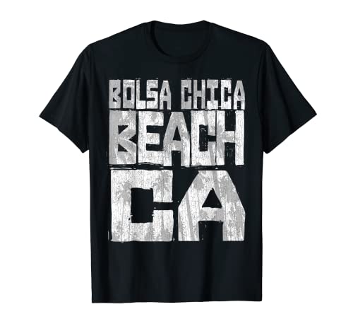 BOLSA CHICA Beach - Chunk Block Palms T-Shirt