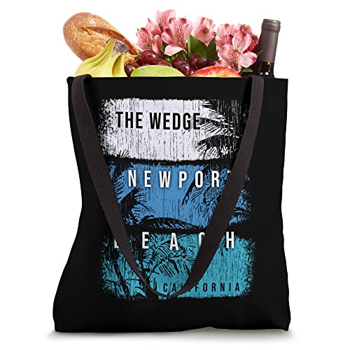 The Wedge Newport Beach California Brush and Palms Tote Bag