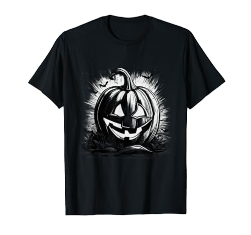 Scary Jack-o'-Lantern Halloween Costume T-Shirt