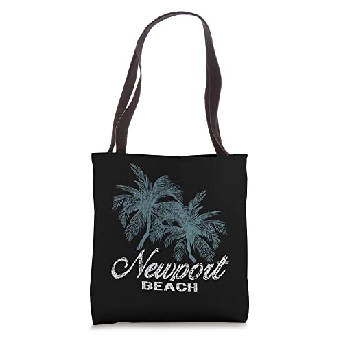 Newport Beach California - Two Big Palms Tote Bag