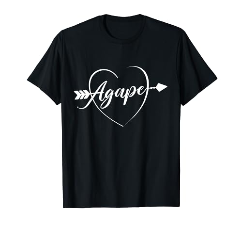 Agape Heart and Arrow - Christian Love T-Shirt