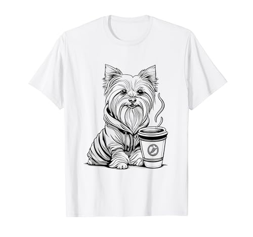 Yorkie's Morning Coffee T-Shirt