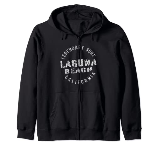 LEDGENDARY SURF LAGUNA BEACH - CIRCLE STAMP Zip Hoodie