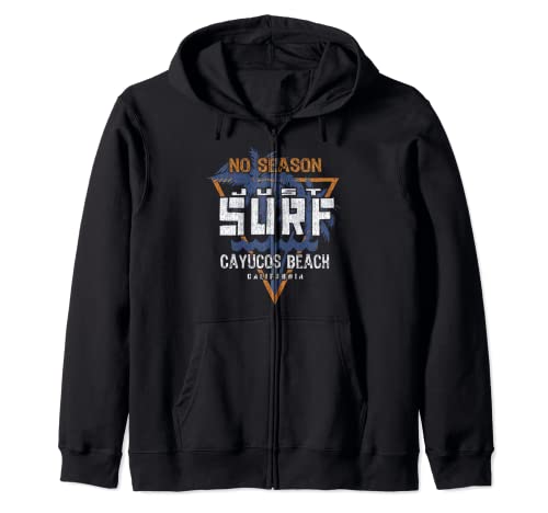 No Season Just Surf - The Wedge Newport Beach Zip Hoodie