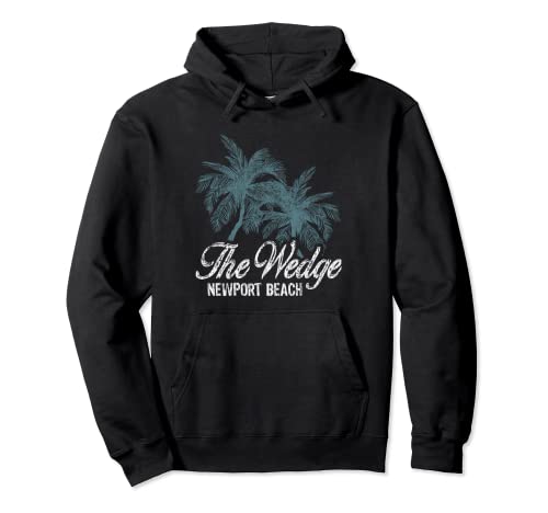The Wedge Newport Beach California- Two Big Palms Pullover Hoodie