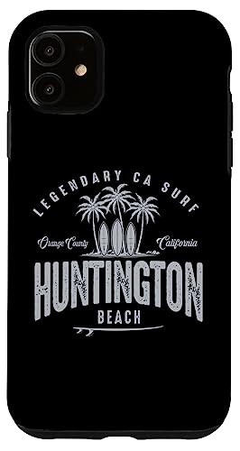THREE VINTAGE SURFBOARDS AND PALMS - Huntington Beach Case